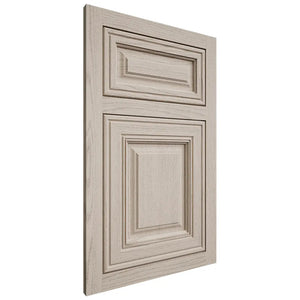 Shiloh Cabinetry Flush Inset Savannah Walnut Plain Cut Seagull Door