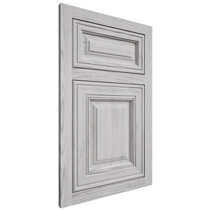 Shiloh Cabinetry Flush Inset Savannah Walnut Plain Cut Stratus Door