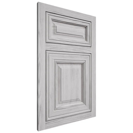 Shiloh Cabinetry Flush Inset Savannah Walnut Plain Cut Stratus Door