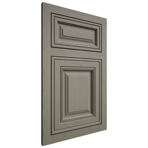 Shiloh Cabinetry Flush Inset Savannah Walnut Plain Cut Thyme Door