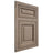Shiloh Cabinetry Flush Inset Savannah White Oak Plain Cut Almond Door