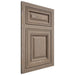 Shiloh Cabinetry Flush Inset Savannah White Oak Plain Cut Almond Door