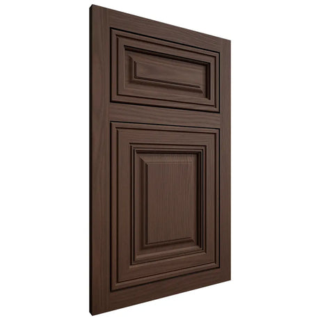 Shiloh Cabinetry Flush Inset Savannah White Oak Plain Cut Braun Door