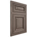 Shiloh Cabinetry Flush Inset Savannah White Oak Plain Cut Clay Door