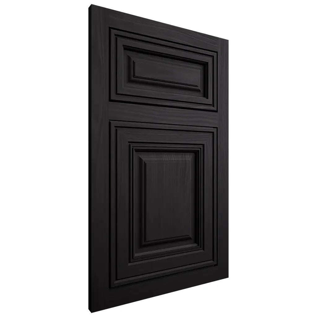 Shiloh Cabinetry Flush Inset Savannah White Oak Plain Cut Espresso Door