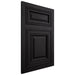 Shiloh Cabinetry Flush Inset Savannah White Oak Plain Cut Espresso Door