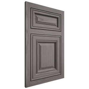 Shiloh Cabinetry Flush Inset Savannah White Oak Plain Cut Flagstone Door