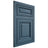 Shiloh Cabinetry Flush Inset Savannah White Oak Plain Cut Hudson Door