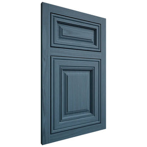 Shiloh Cabinetry Flush Inset Savannah White Oak Plain Cut Hudson Door