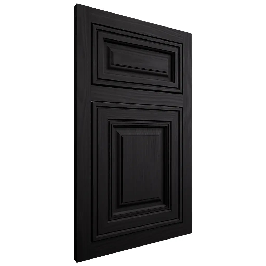 Shiloh Cabinetry Flush Inset Savannah White Oak Plain Cut Ink Door