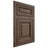 Shiloh Cabinetry Flush Inset Savannah White Oak Plain Cut Mineral Door