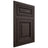 Shiloh Cabinetry Flush Inset Savannah White Oak Plain Cut Morel Door