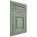 Shiloh Cabinetry Flush Inset Savannah White Oak Plain Cut Moss Door
