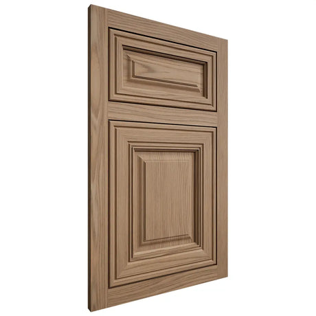 Shiloh Cabinetry Flush Inset Savannah White Oak Plain Cut Natural Door