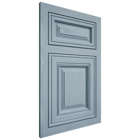 Shiloh Cabinetry Flush Inset Savannah White Oak Plain Cut Sky Door