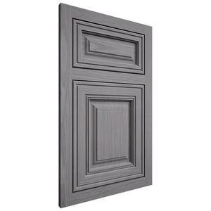 Shiloh Cabinetry Flush Inset Savannah White Oak Plain Cut Sterling Door