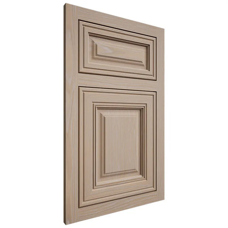 Shiloh Cabinetry Flush Inset Savannah White Oak Plain Cut Straw Door