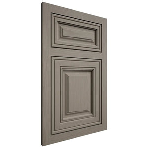 Shiloh Cabinetry Flush Inset Savannah White Oak Plain Cut Thyme Door