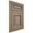 Shiloh Cabinetry Flush Inset Savannah White Oak Quarter Sawn Almond Door