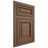 Shiloh Cabinetry Flush Inset Savannah White Oak Quarter Sawn Autumn Door