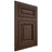 Shiloh Cabinetry Flush Inset Savannah White Oak Quarter Sawn Braun Door