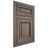 Shiloh Cabinetry Flush Inset Savannah White Oak Quarter Sawn Clay Door