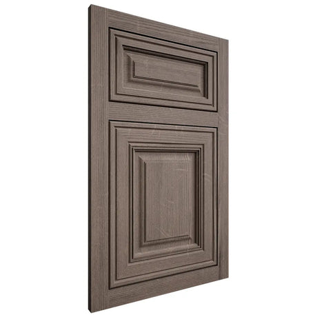 Shiloh Cabinetry Flush Inset Savannah White Oak Quarter Sawn Clay Door