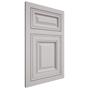 Shiloh Cabinetry Flush Inset Savannah White Oak Quarter Sawn Cotton Door