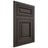 Shiloh Cabinetry Flush Inset Savannah White Oak Quarter Sawn Creekside Door