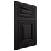 Shiloh Cabinetry Flush Inset Savannah White Oak Quarter Sawn Espresso Door