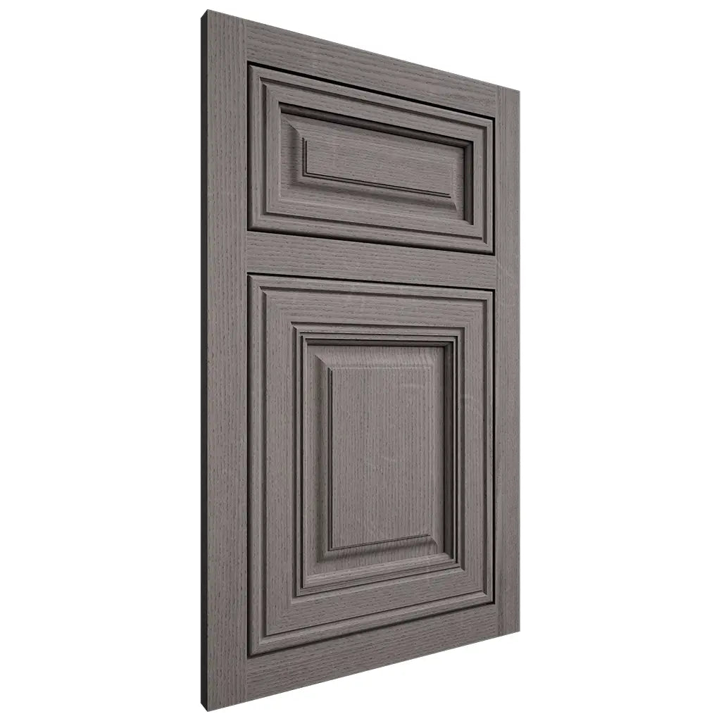 Shiloh Cabinetry Flush Inset Savannah White Oak Quarter Sawn Flagstone Door