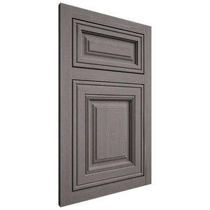 Shiloh Cabinetry Flush Inset Savannah White Oak Quarter Sawn Flagstone Door