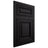Shiloh Cabinetry Flush Inset Savannah White Oak Quarter Sawn Ink Door