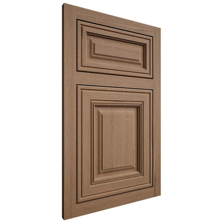 Shiloh Cabinetry Flush Inset Savannah White Oak Quarter Sawn Medium Door