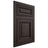 Shiloh Cabinetry Flush Inset Savannah White Oak Quarter Sawn Morel Door