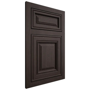 Shiloh Cabinetry Flush Inset Savannah White Oak Quarter Sawn Morel Door