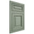 Shiloh Cabinetry Flush Inset Savannah White Oak Quarter Sawn Moss Door