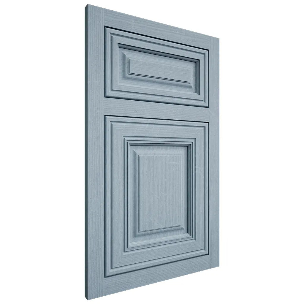 Shiloh Cabinetry Flush Inset Savannah White Oak Quarter Sawn Sky Door