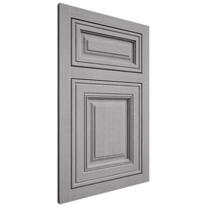 Shiloh Cabinetry Flush Inset Savannah White Oak Quarter Sawn Stratus Door