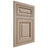 Shiloh Cabinetry Flush Inset Savannah White Oak Quarter Sawn Straw Door