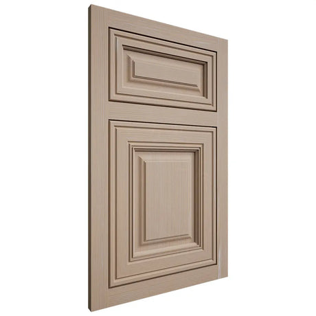 Shiloh Cabinetry Flush Inset Savannah White Oak Quarter Sawn Straw Door