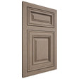 Shiloh Cabinetry Flush Inset Savannah White Oak Rift Cut Almond Door