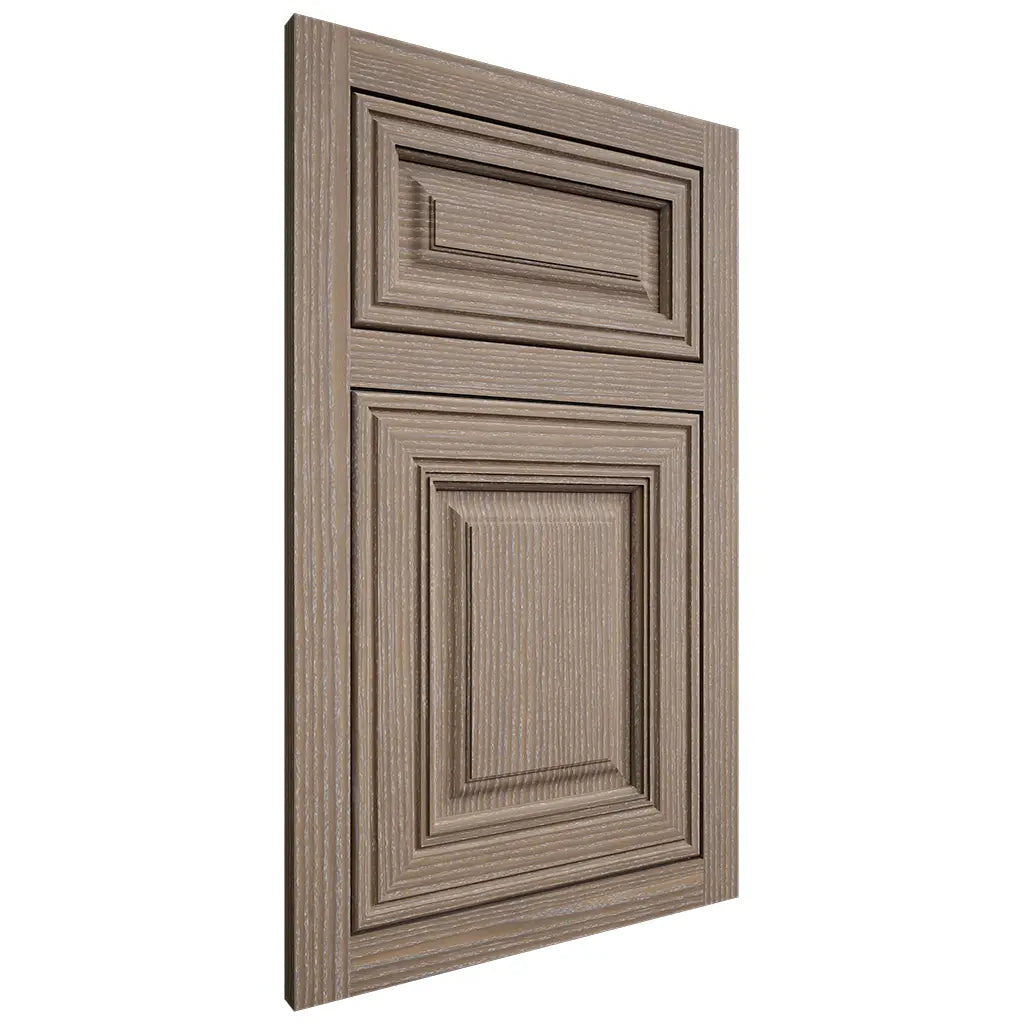 Shiloh Cabinetry Flush Inset Savannah White Oak Rift Cut Almond Door