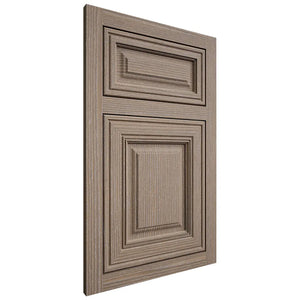 Shiloh Cabinetry Flush Inset Savannah White Oak Rift Cut Almond Door