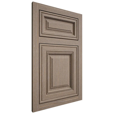 Shiloh Cabinetry Flush Inset Savannah White Oak Rift Cut Almond Door
