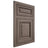 Shiloh Cabinetry Flush Inset Savannah White Oak Rift Cut Clay Door