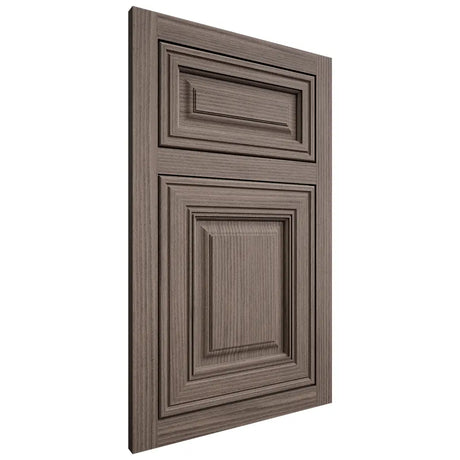 Shiloh Cabinetry Flush Inset Savannah White Oak Rift Cut Clay Door