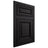 Shiloh Cabinetry Flush Inset Savannah White Oak Rift Cut Espresso Door