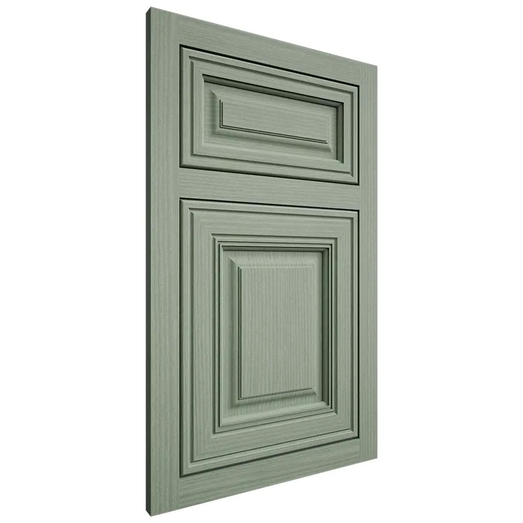 Shiloh Cabinetry Flush Inset Savannah White Oak Rift Cut Moss Door