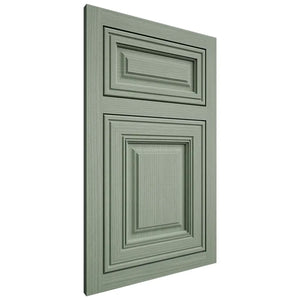 Shiloh Cabinetry Flush Inset Savannah White Oak Rift Cut Moss Door